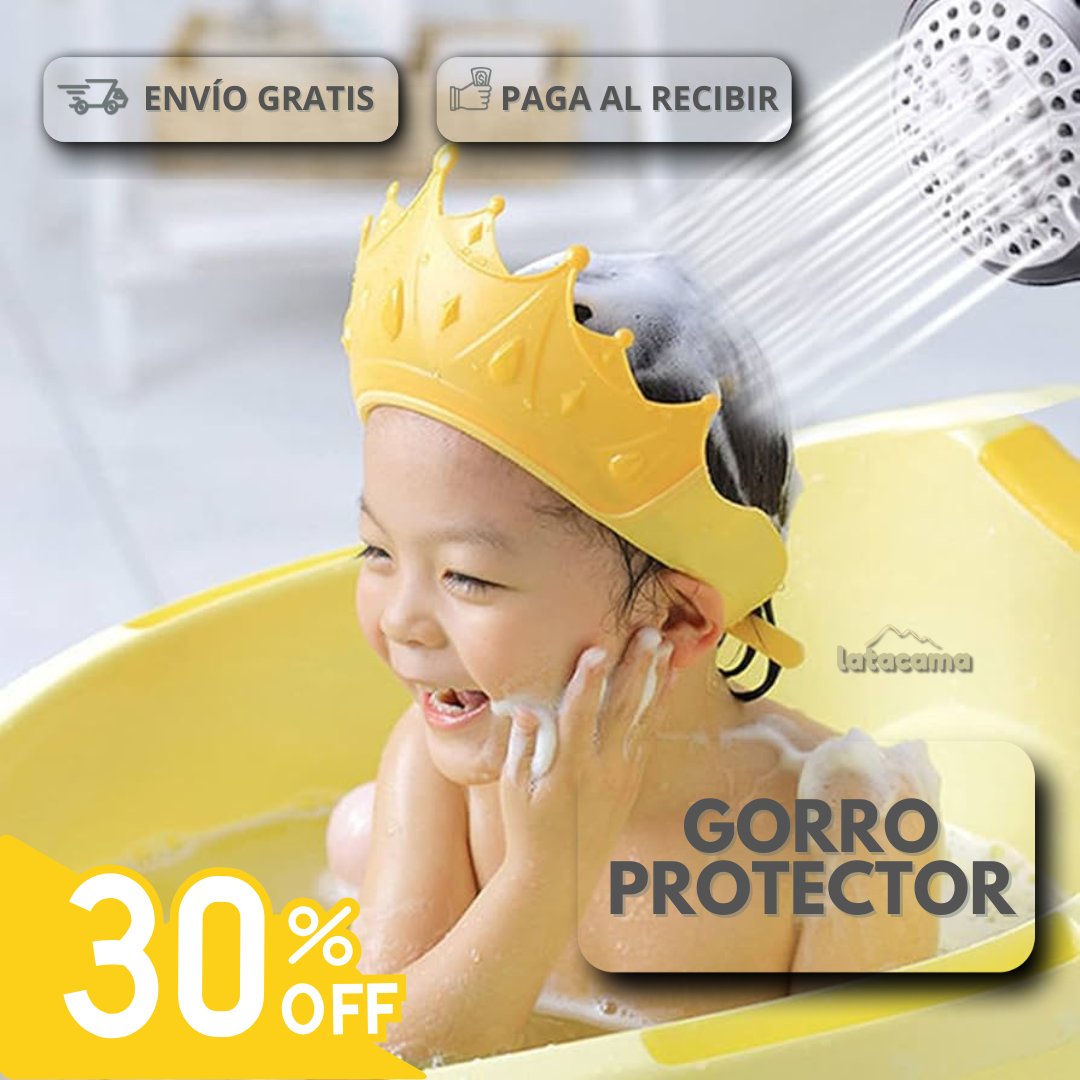 Gorro corona protectora para baño . Compra 2 y obtén un 30% de descuento