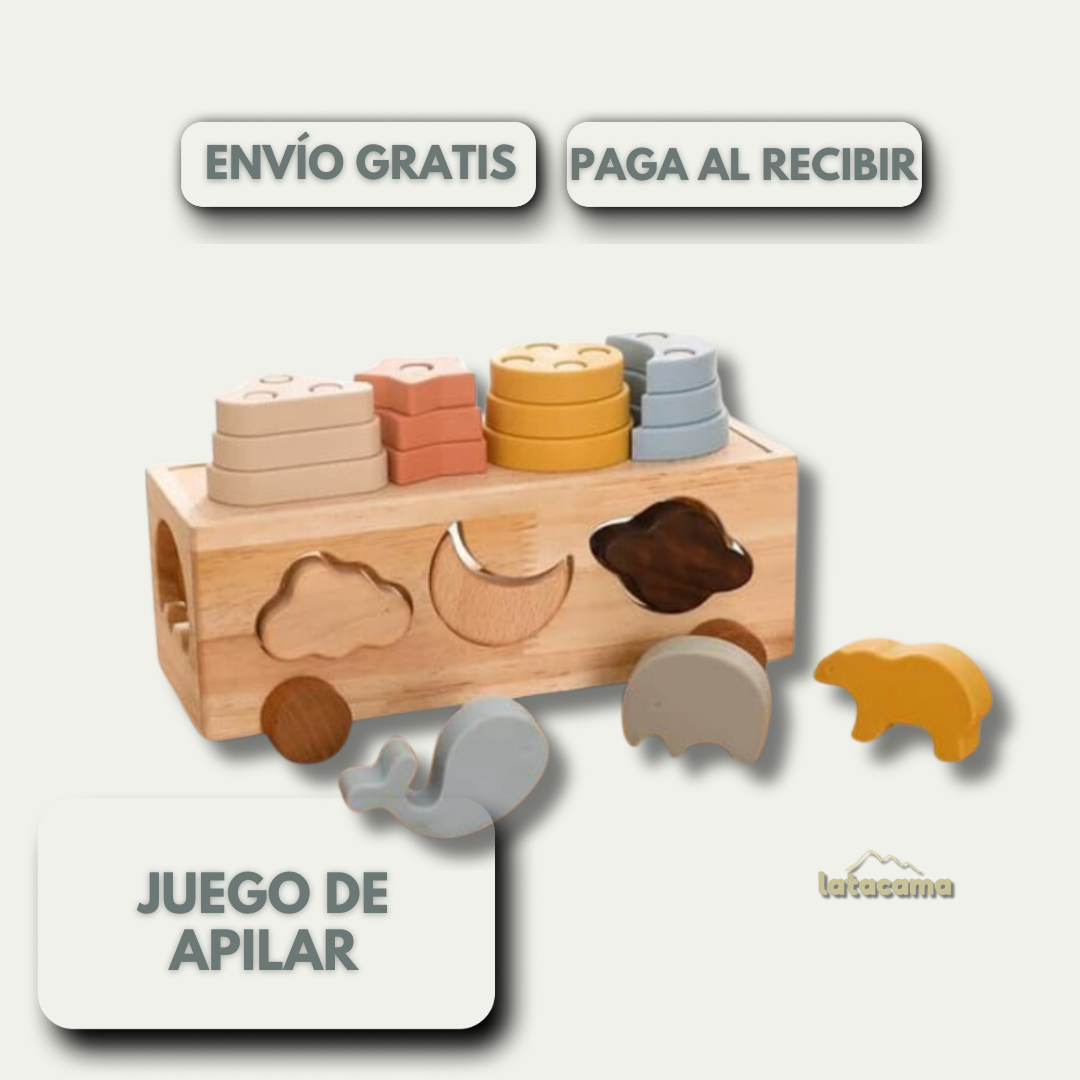 JUEGO DE APILAR MADERA